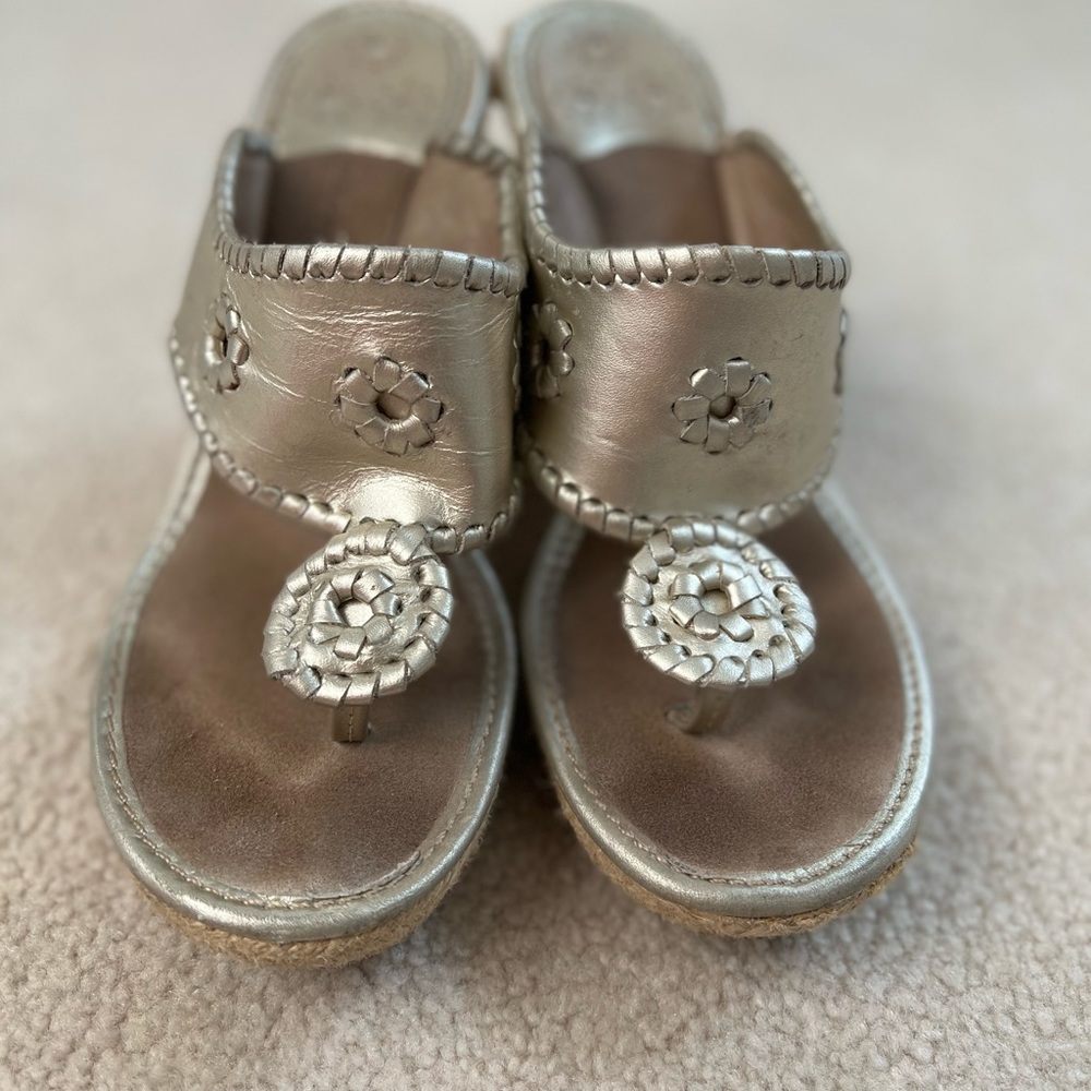 Jack Rogers Wedge Heels Size 8